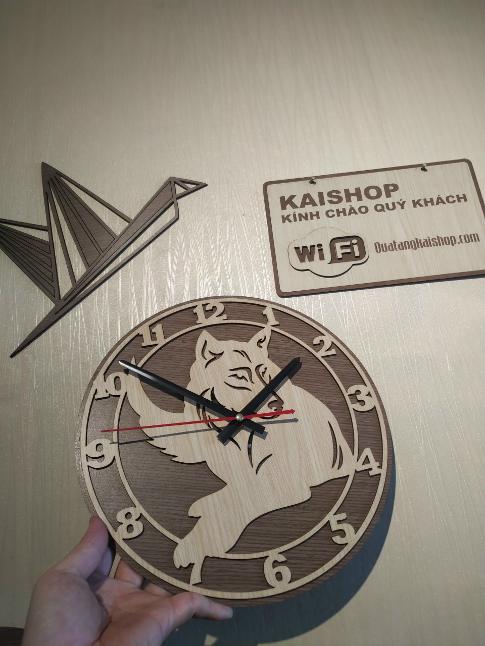 Qua tang KaiShop Tổng hợp các mẫu đồng hồ treo tường nhà Kai