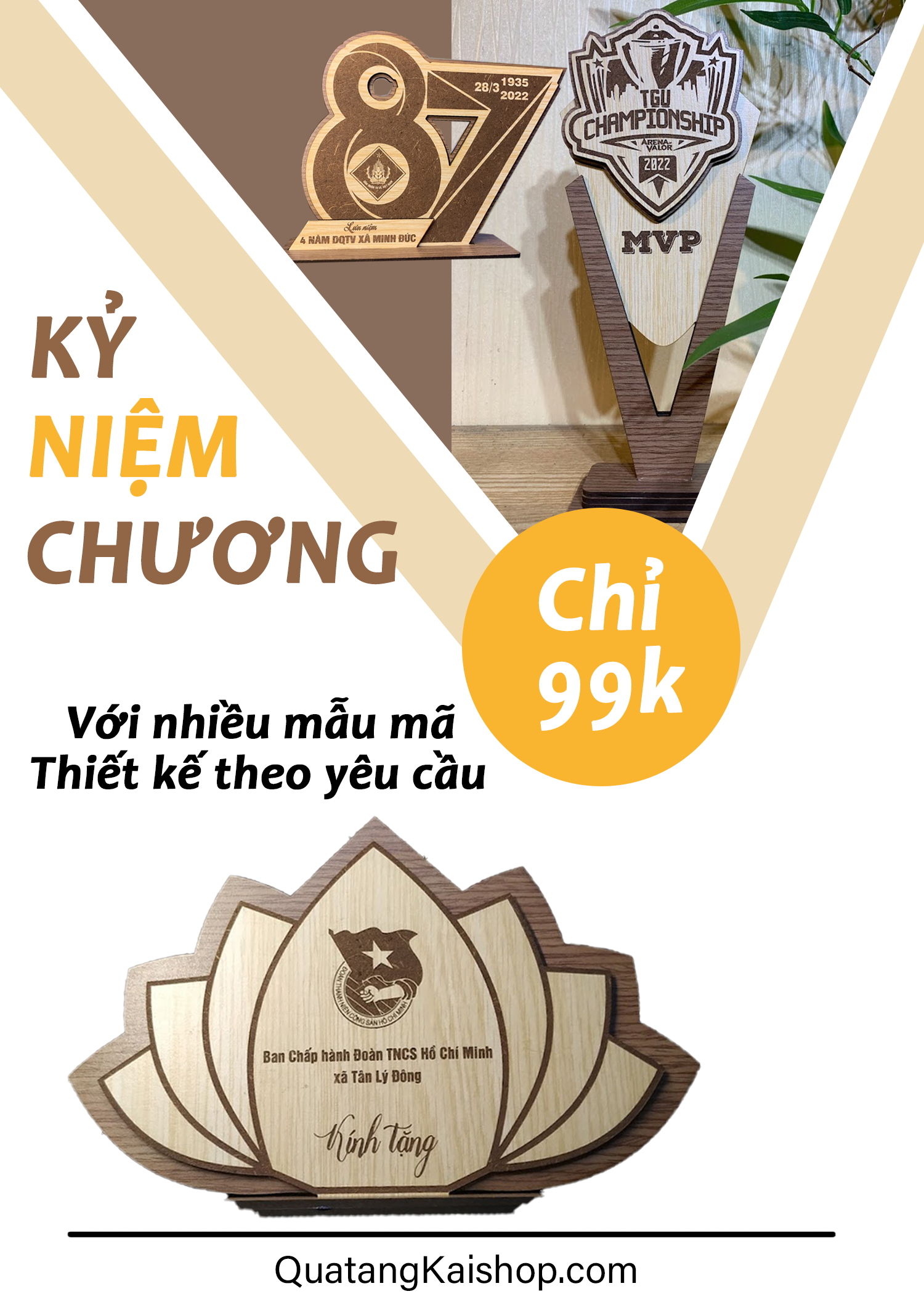Qua tang KaiShop Kỷ niệm chương