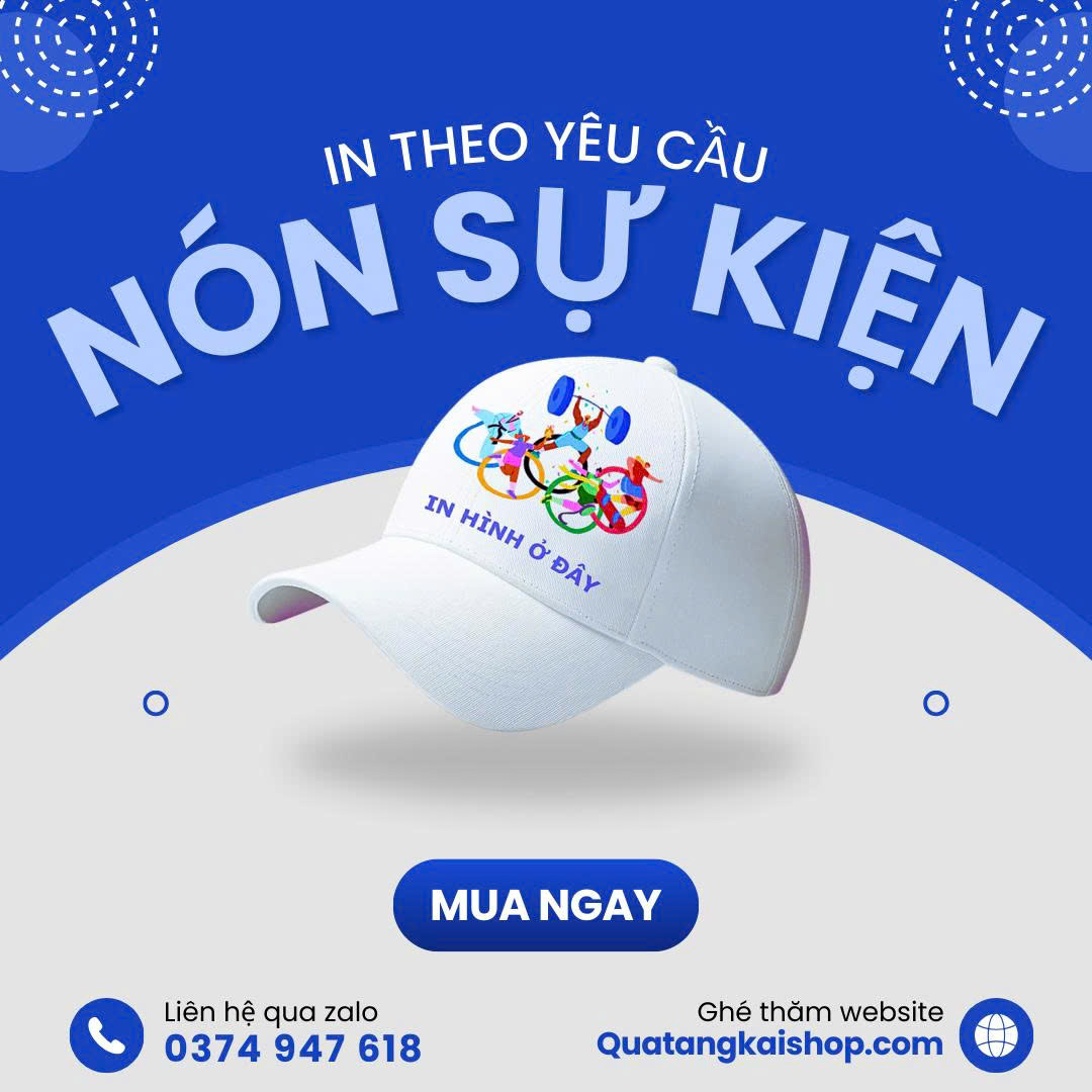 Qua tang KaiShop Nón Sự Kiện Mỹ Tho Tiền Giang - Thiết Kế Độc Đáo, Giá Hấp Dẫn